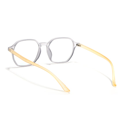 Eyejack Canment Grey Square Eyeglasses for Men & Women (CM2511FCL1823-C4)