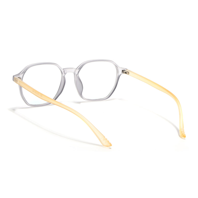 Eyejack Canment Grey Square Eyeglasses for Men & Women (CM2511FCL1823-C4)