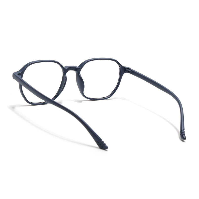 Eyejack Canment Navy Blue Square Eyeglasses for Men & Women (CM2511FCL1824-C5)