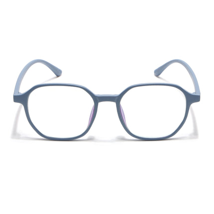 Eyejack Canment Sky Blue Square Eyeglasses for Men & Women (CM2511FCL1825-C6)