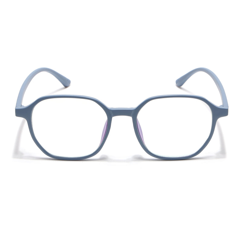 Eyejack Canment Sky Blue Square Eyeglasses for Men & Women (CM2511FCL1825-C6)