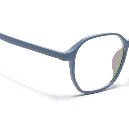 Eyejack Canment Sky Blue Square Eyeglasses for Men & Women (CM2511FCL1825-C6)