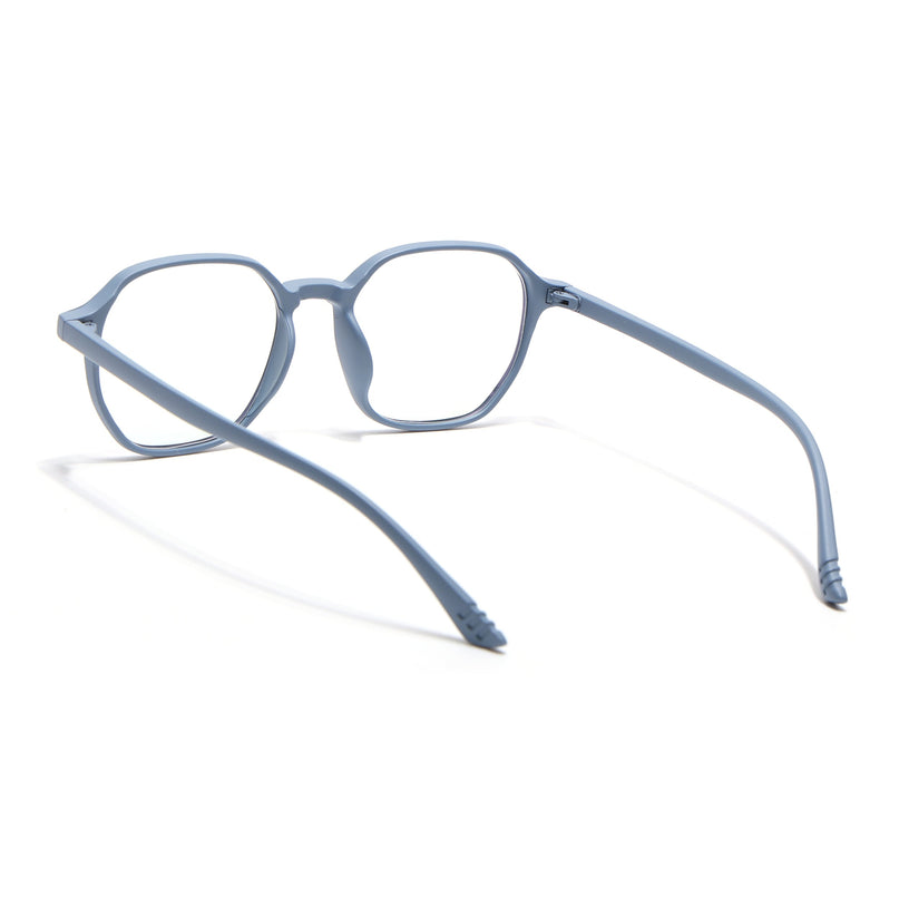 Eyejack Canment Sky Blue Square Eyeglasses for Men & Women (CM2511FCL1825-C6)