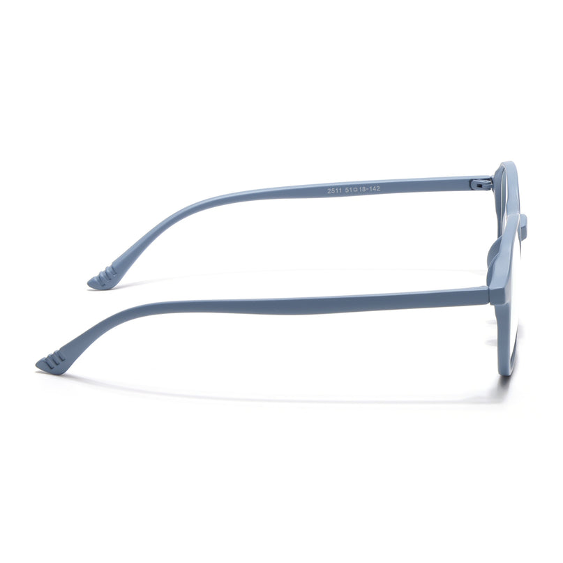 Eyejack Canment Sky Blue Square Eyeglasses for Men & Women (CM2511FCL1825-C6)