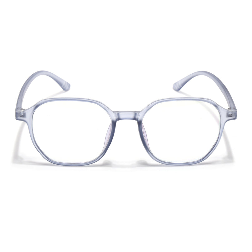 Eyejack Canment Blue Square Eyeglasses for Men & Women (CM2511FCL1826-C7)