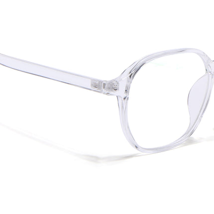 Eyejack Canment Transparent Square Eyeglasses for Men & Women (CM2511FCL1828-C9)
