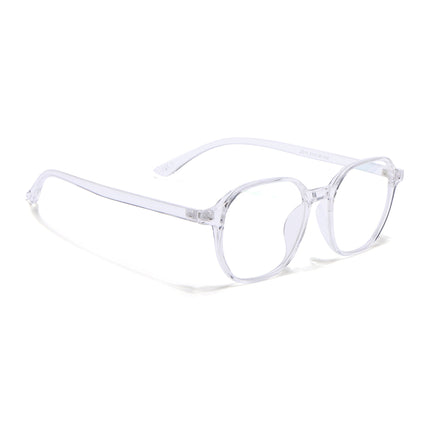 Eyejack Canment Transparent Square Eyeglasses for Men & Women (CM2511FCL1828-C9)