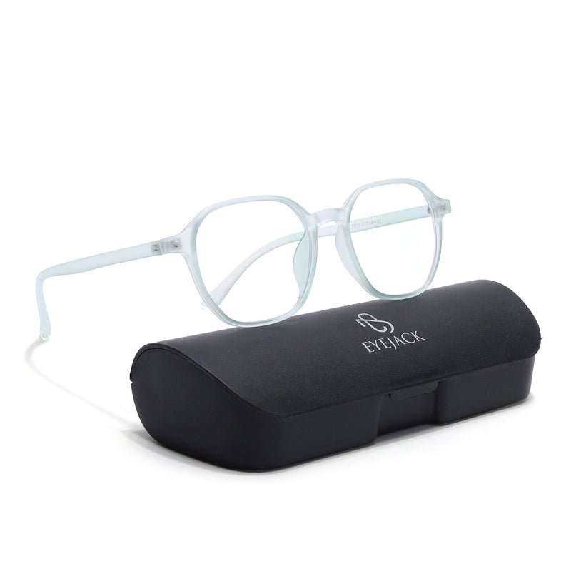 Eyejack Canment Sea Green Square Eyeglasses for Men & Women (CM2511FCL1829-C10)