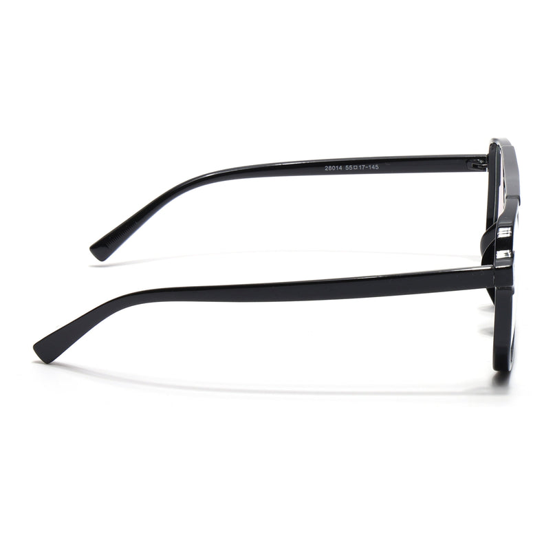 Eyejack Canment Shine Black Wayfarer Eyeglasses for Men & Women (CM28014FCL1888-C1)