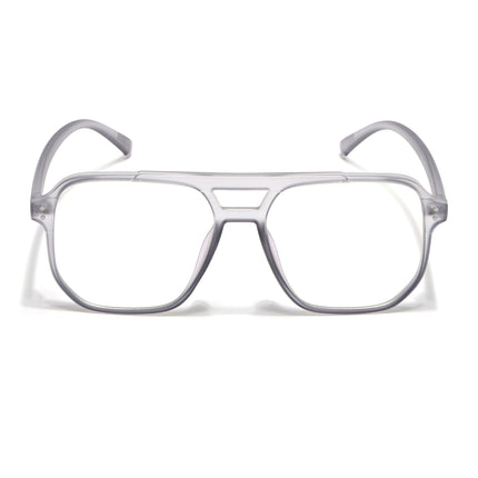 Eyejack Canment Grey Wayfarer Eyeglasses for Men & Women (CM28014FCL1890-C3)