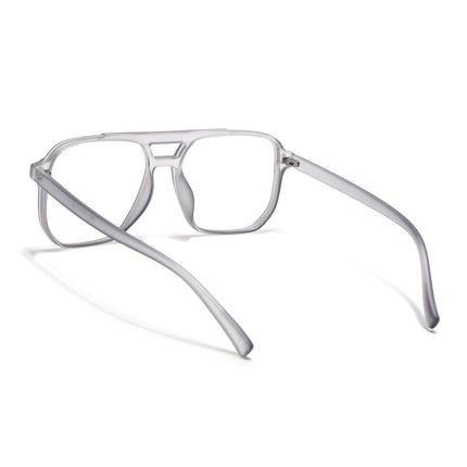 Eyejack Canment Grey Wayfarer Eyeglasses for Men & Women (CM28014FCL1890-C3)