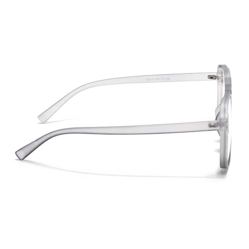 Eyejack Canment Grey Wayfarer Eyeglasses for Men & Women (CM28014FCL1890-C3)
