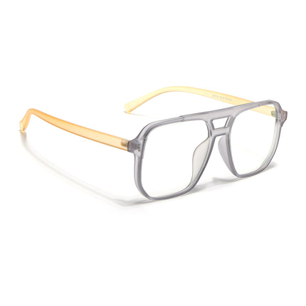 Eyejack Canment Grey Wayfarer Eyeglasses for Men & Women (CM28014FCL1891-C4)