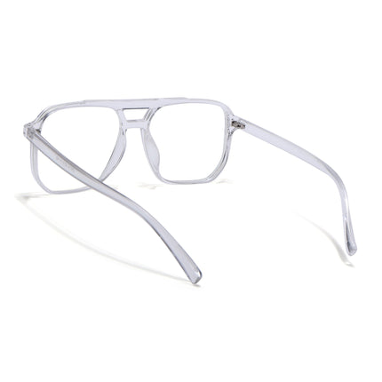 Eyejack Canment Transparent Wayfarer Eyeglasses for Men & Women (CM28014FCL1896-C9)