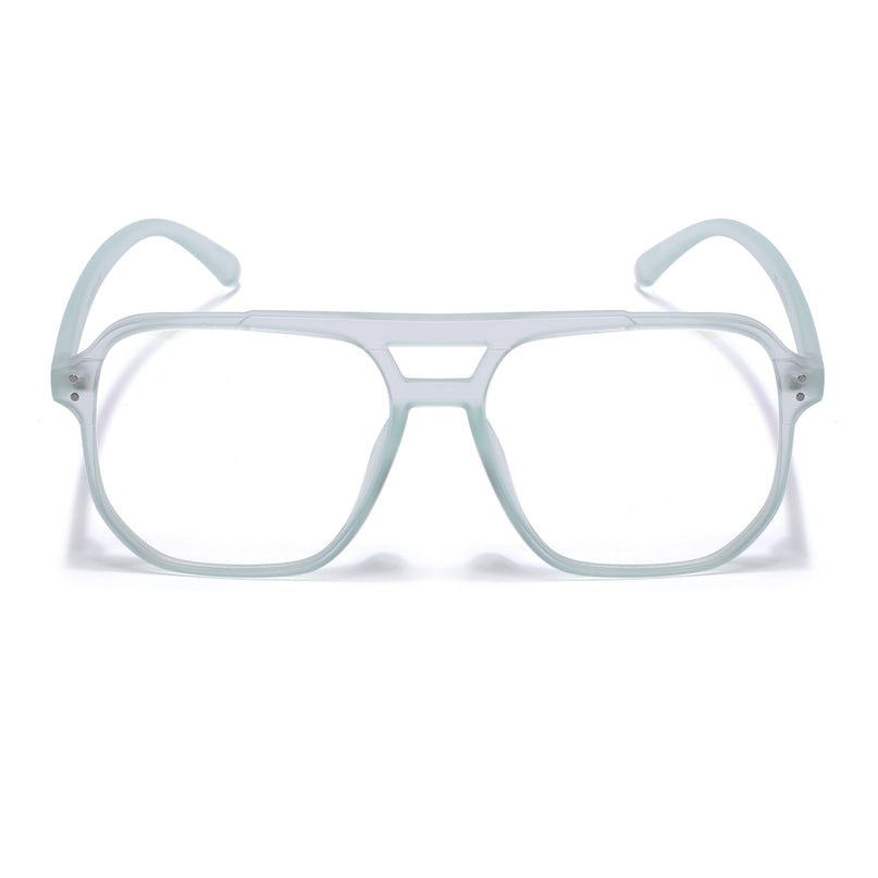 Eyejack Canment Sea Green Wayfarer Eyeglasses for Men & Women (CM28014FCL1897-C10)