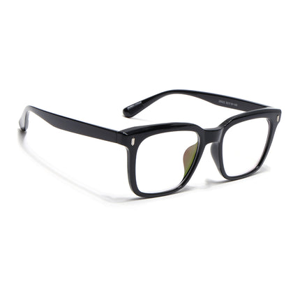 Eyejack Canment Shine Black Square Eyeglasses for Men & Women (CM28022FCL1898-C1)