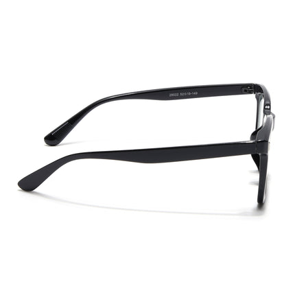Eyejack Canment Shine Black Square Eyeglasses for Men & Women (CM28022FCL1898-C1)