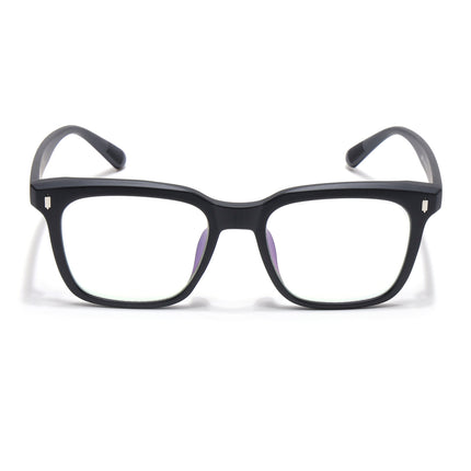 Eyejack Canment Matt Black Square Eyeglasses for Men & Women (CM28022FCL1899-C2)