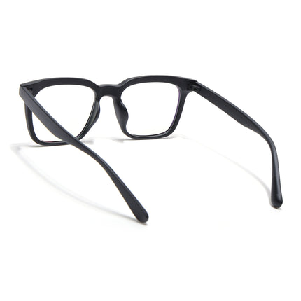 Eyejack Canment Matt Black Square Eyeglasses for Men & Women (CM28022FCL1899-C2)