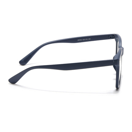 Eyejack Canment Navy Blue Square Eyeglasses for Men & Women (CM28022FCL1902-C5)
