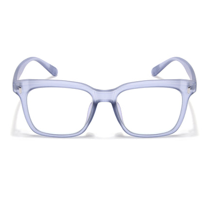 Eyejack Canment Blue Square Eyeglasses for Men & Women (CM28022FCL1904-C7)