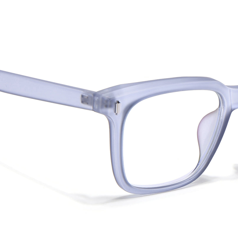 Eyejack Canment Blue Square Eyeglasses for Men & Women (CM28022FCL1904-C7)