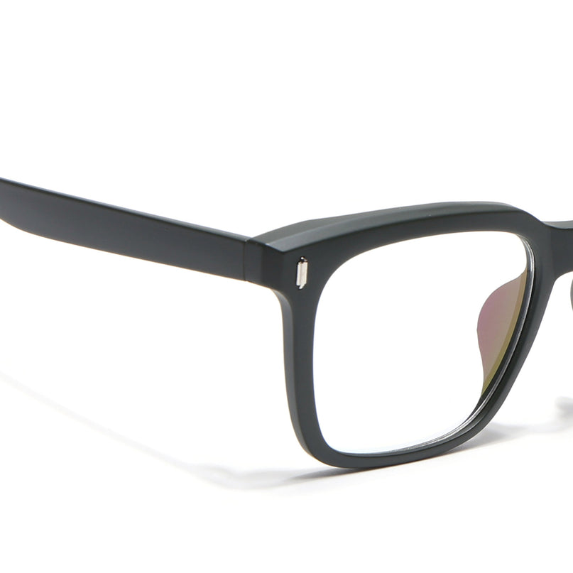 Eyejack Canment Olive Square Eyeglasses for Men & Women (CM28022FCL1905-C8)