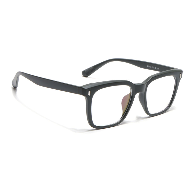 Eyejack Canment Olive Square Eyeglasses for Men & Women (CM28022FCL1905-C8)