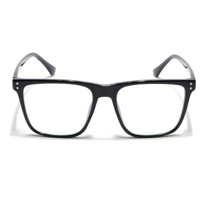 Eyejack Canment Shine Black Wayfarer Eyeglasses for Men & Women (CM28023FCL1908-C1)