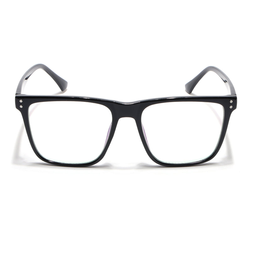 Eyejack Canment Shine Black Wayfarer Eyeglasses for Men & Women (CM28023FCL1908-C1)