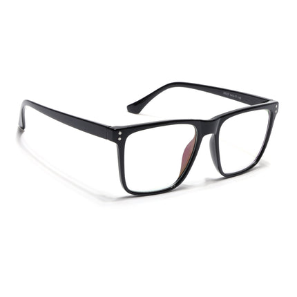 Eyejack Canment Shine Black Wayfarer Eyeglasses for Men & Women (CM28023FCL1908-C1)