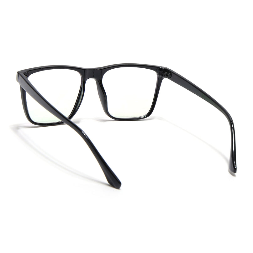 Eyejack Canment Shine Black Wayfarer Eyeglasses for Men & Women (CM28023FCL1908-C1)