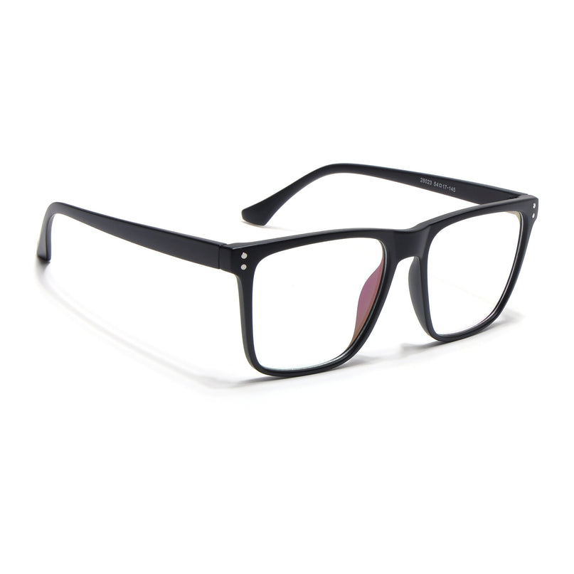 Eyejack Canment Matt Black Wayfarer Eyeglasses for Men & Women (CM28023FCL1909-C2)