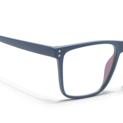Eyejack Canment Sky Blue Wayfarer Eyeglasses for Men & Women (CM28023FCL1913-C6)