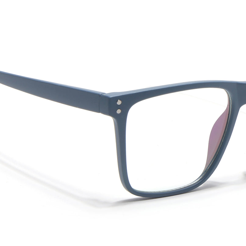 Eyejack Canment Sky Blue Wayfarer Eyeglasses for Men & Women (CM28023FCL1913-C6)