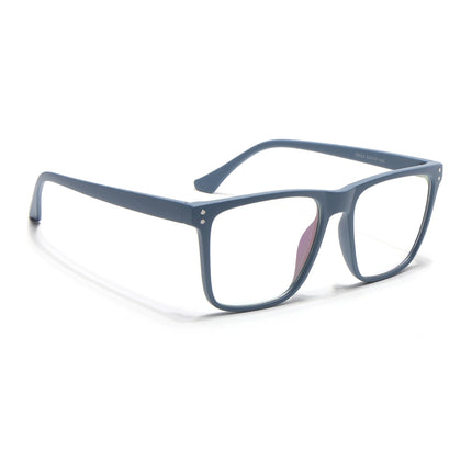 Eyejack Canment Sky Blue Wayfarer Eyeglasses for Men & Women (CM28023FCL1913-C6)