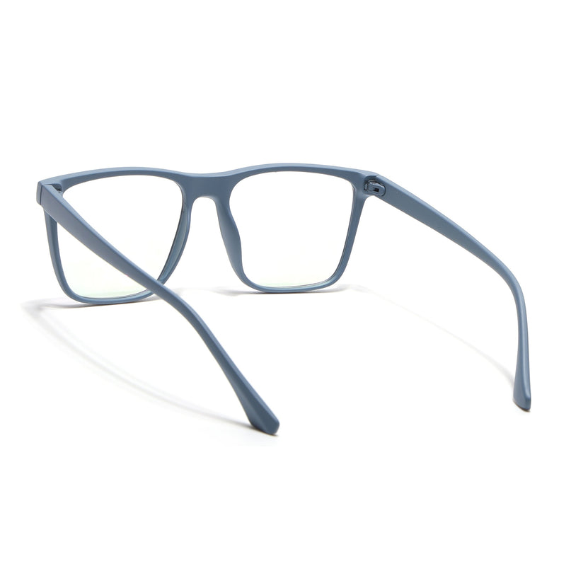 Eyejack Canment Sky Blue Wayfarer Eyeglasses for Men & Women (CM28023FCL1913-C6)