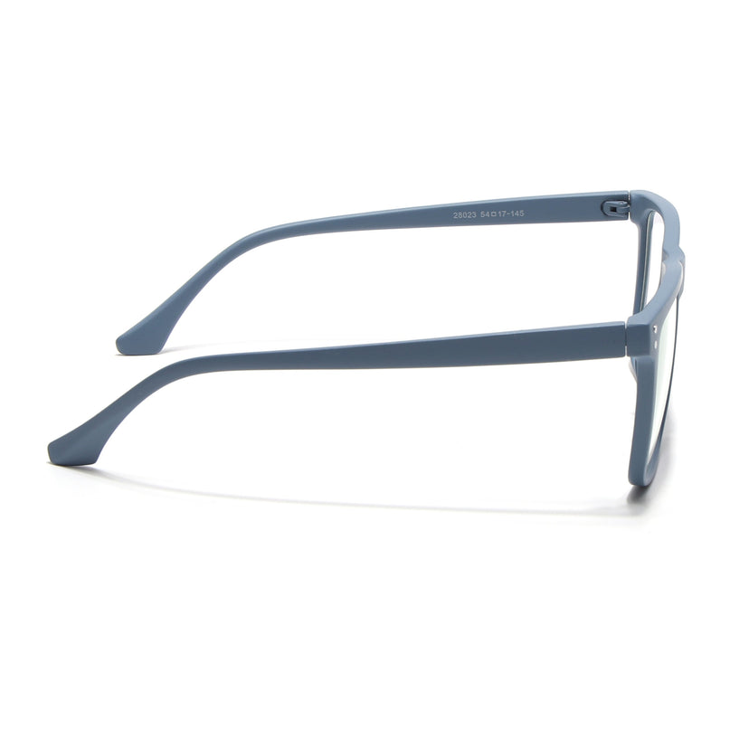 Eyejack Canment Sky Blue Wayfarer Eyeglasses for Men & Women (CM28023FCL1913-C6)