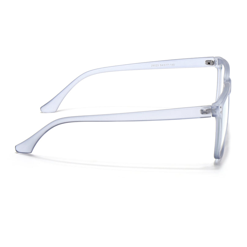 Eyejack Canment Blue Wayfarer Eyeglasses for Men & Women (CM28023FCL1914-C7)