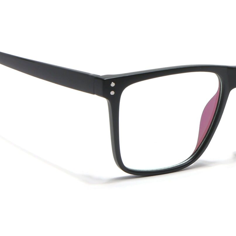 Eyejack Canment Olive Wayfarer Eyeglasses for Men & Women (CM28023FCL1915-C8)