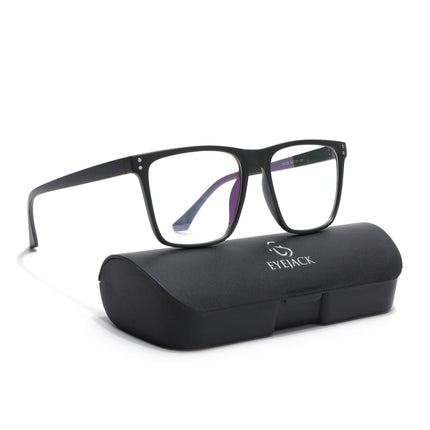 Eyejack Canment Olive Wayfarer Eyeglasses for Men & Women (CM28023FCL1915-C8)