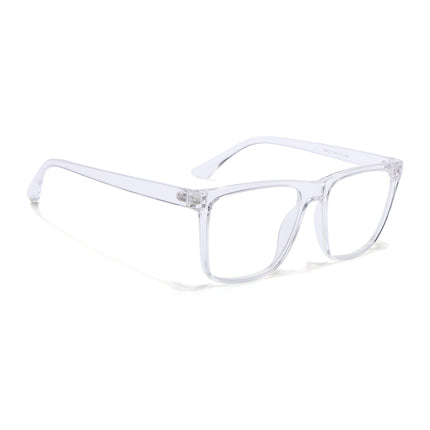 Eyejack Canment Transparent Wayfarer Eyeglasses for Men & Women (CM28023FCL1916-C9)