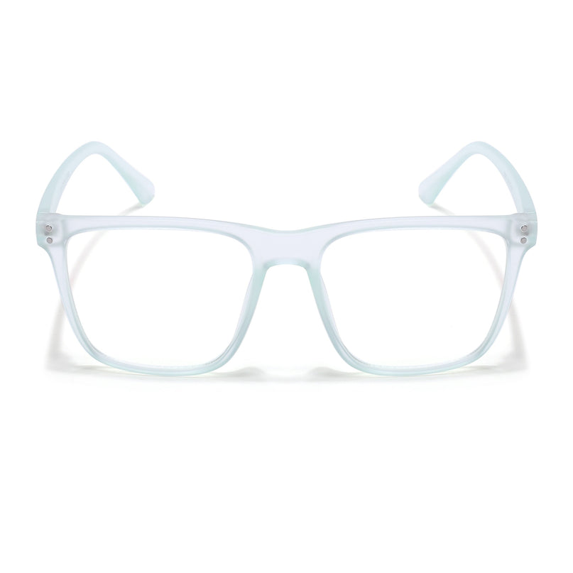Eyejack Canment Sea Green Wayfarer Eyeglasses for Men & Women (CM28023FCL1917-C10)