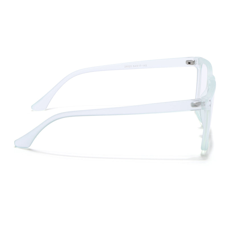 Eyejack Canment Sea Green Wayfarer Eyeglasses for Men & Women (CM28023FCL1917-C10)