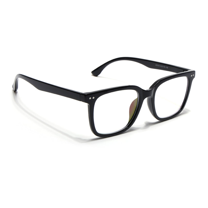 Eyejack Canment Black Cateye Eyeglasses for Women (CM28024FCL1918-C1)