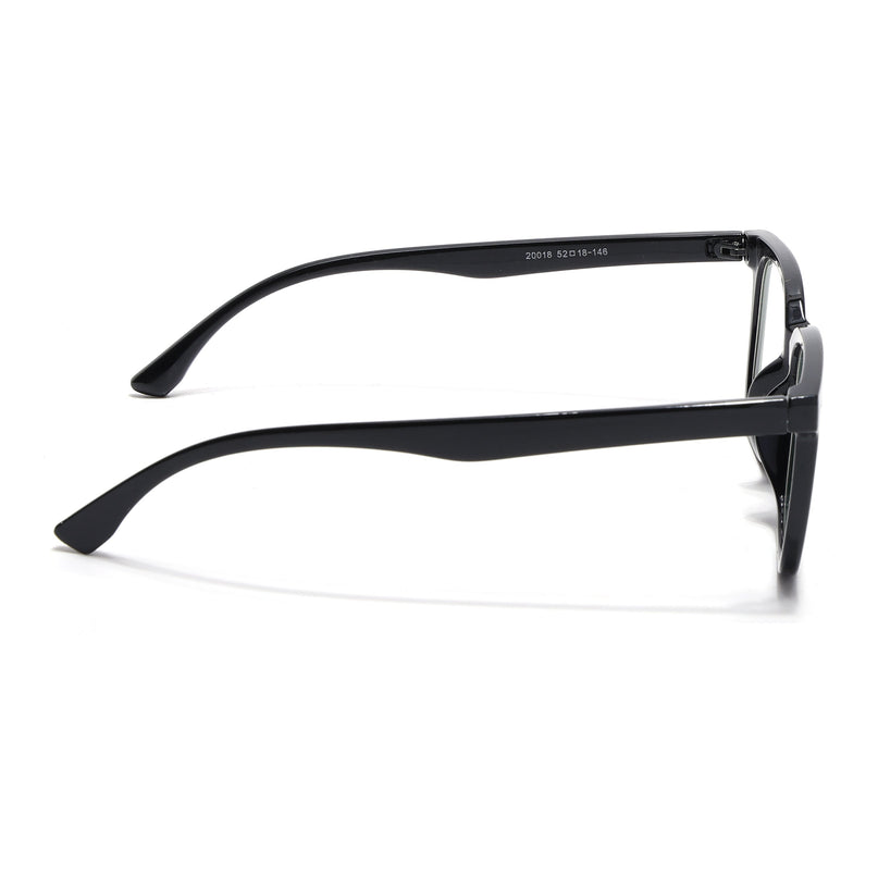 Eyejack Canment Black Cateye Eyeglasses for Women (CM28024FCL1918-C1)