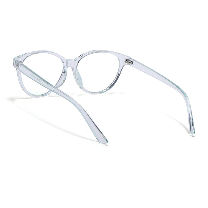 Eyejack Canment Sea Green Cateye Eyeglasses for Women (CM28024FCL1921-C4)