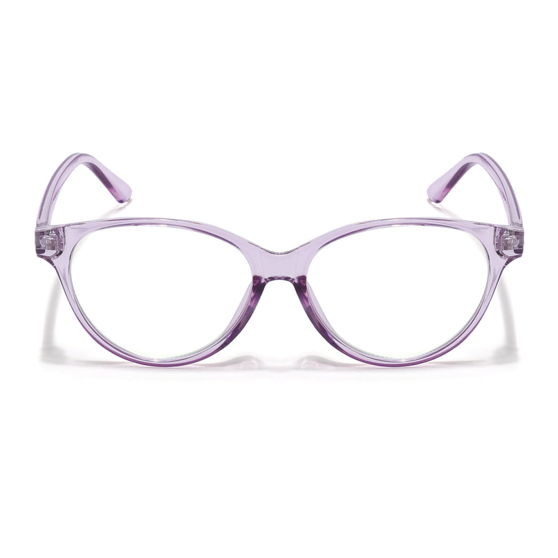 Eyejack Canment Purple Cateye Eyeglasses for Women (CM28024FCL1922-C5)