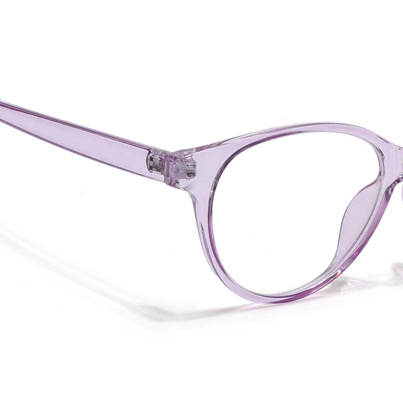 Eyejack Canment Purple Cateye Eyeglasses for Women (CM28024FCL1922-C5)
