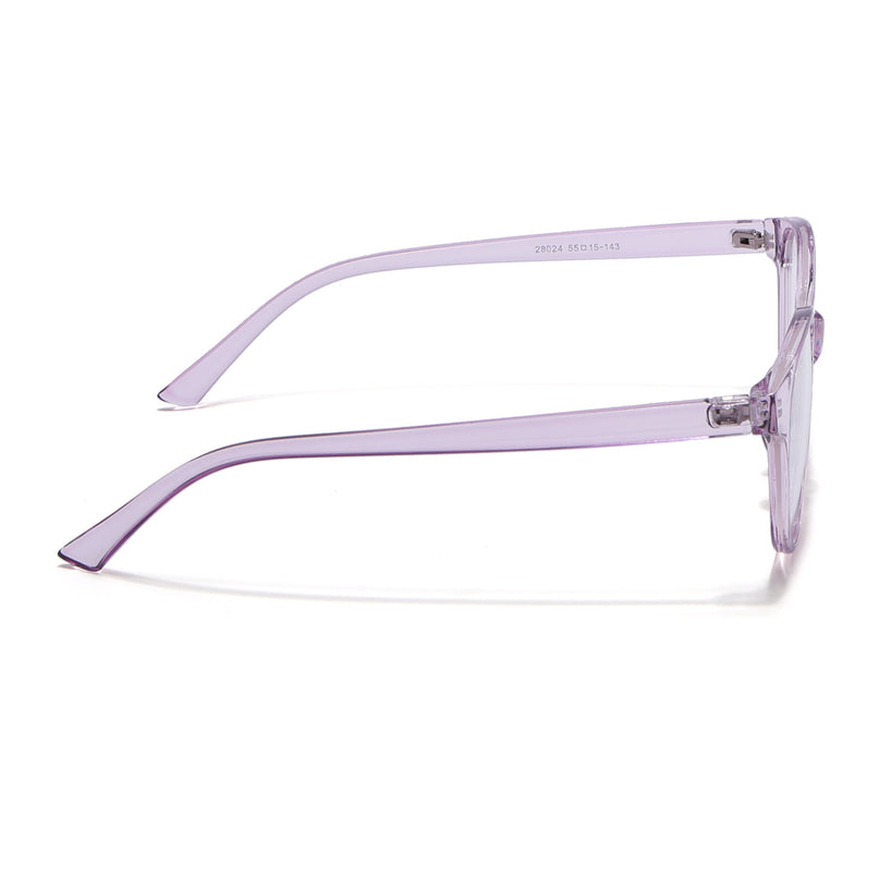 Eyejack Canment Purple Cateye Eyeglasses for Women (CM28024FCL1922-C5)